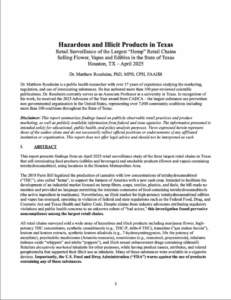 Illicit Products in Texas