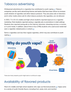 CDC - Why Youth Vape