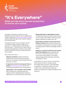 Truth Initiative Report: It's Everywhere