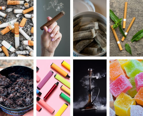Various tobacco and nicotine products