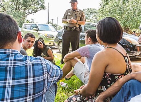 controlled party dispersal training